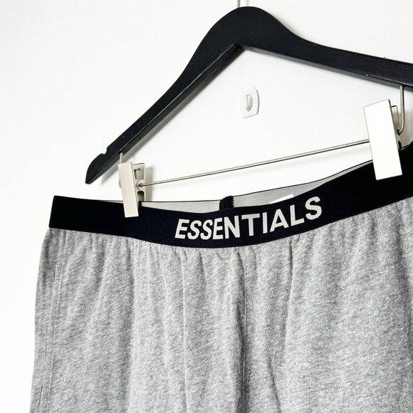 New Fear of God ESSENTIALS Grey Jersey Lounge Pants Size XXL - Picture 4 of 8